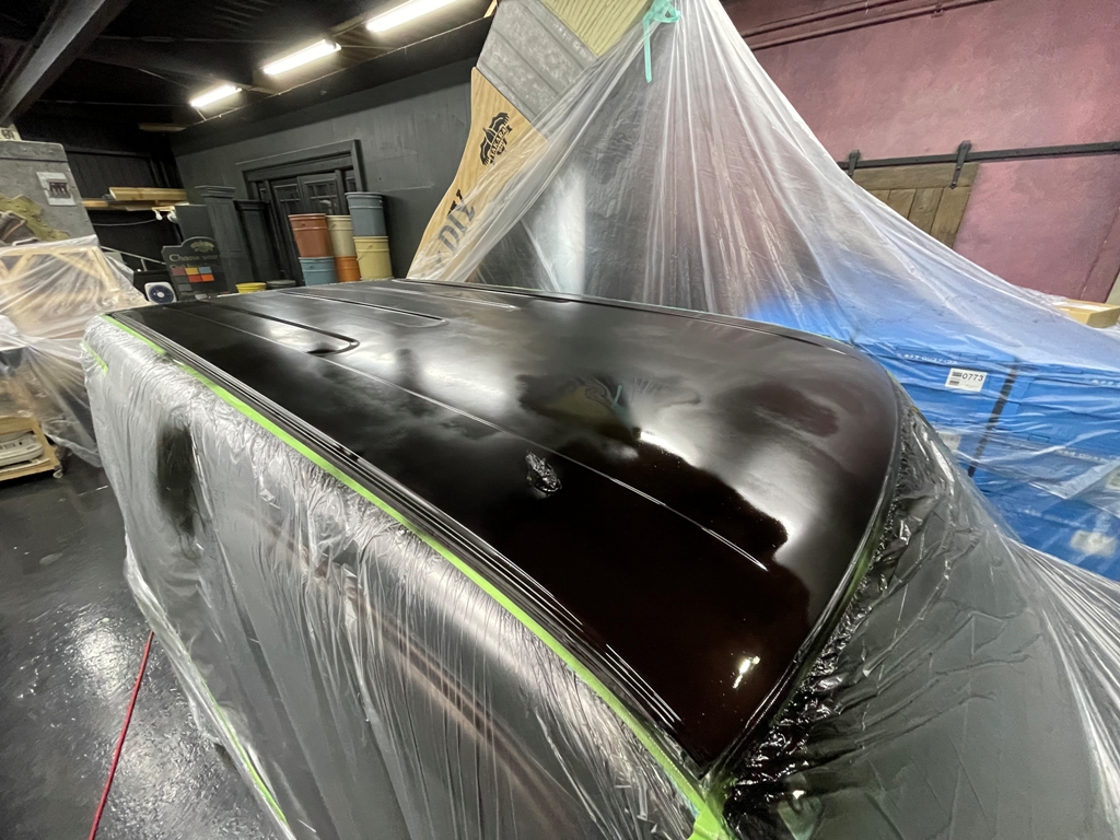 ホルツの調色したスプレー　ビターショコラL50が全部なくなった図　足りない