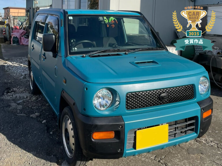 車のDIY全塗装コンテスト2025 第二位受賞｜ブルーに全塗装したネイキッドをご紹介